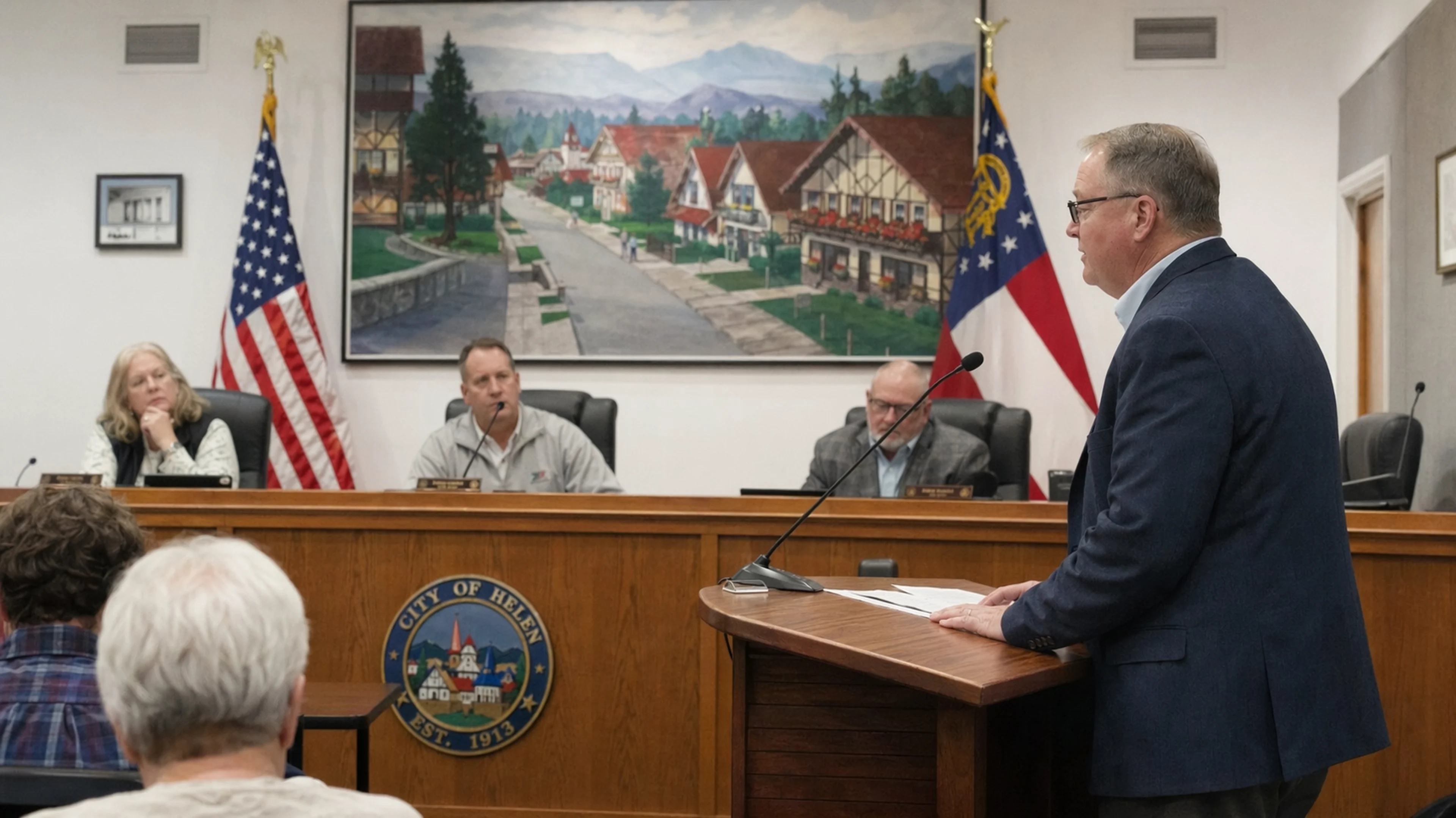 White County Property Tax Assessor A. Bryan Payne Granted Six Minutes On Helen Agenda February 17, Used Four