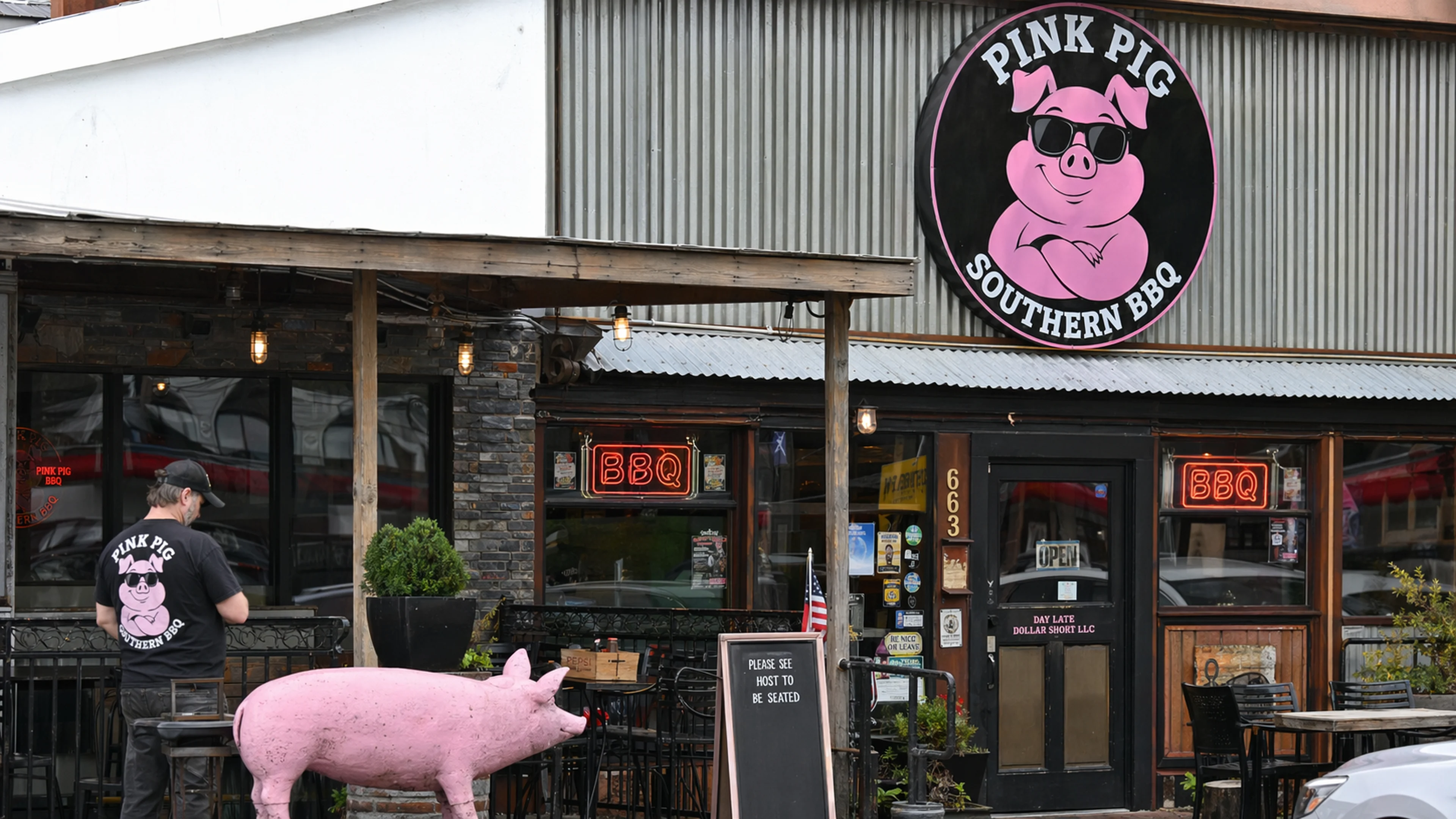 The Legal Entity Behind Pink Pig Southern BBQ Is Named "Day Late Dollar Short LLC"