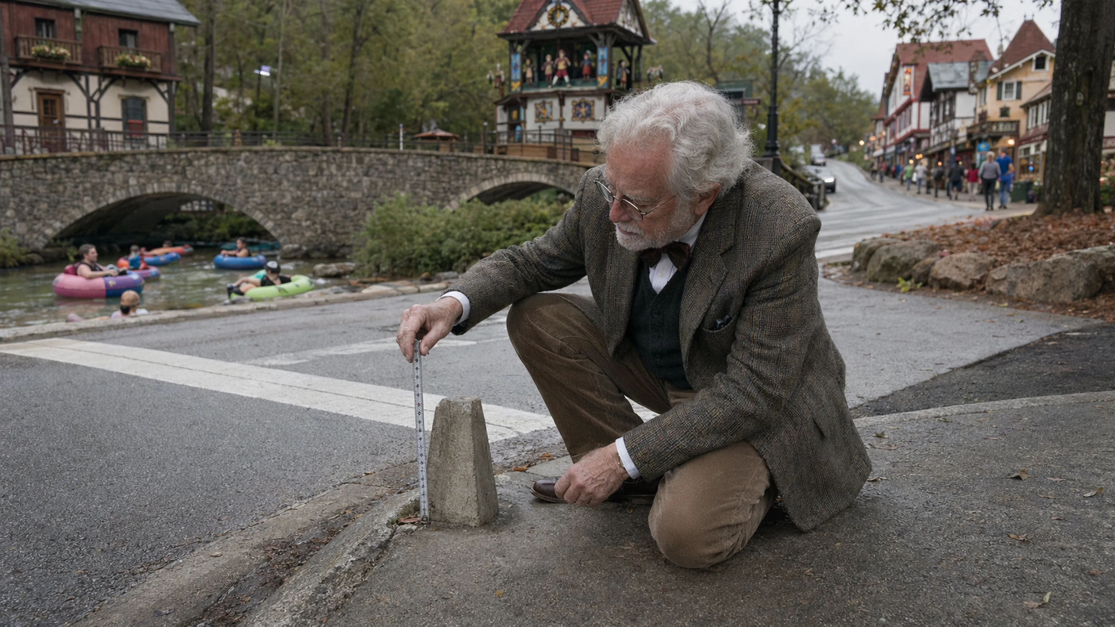 Dr. Wilhelm Brüning Identifies An Unmarked Concrete Obelisk At The Intersection Of Bruckenstrasse And Chattahoochee Street As "Almost Certainly" A Pre-1969 Property Corner For The Original Orbanyi Estate