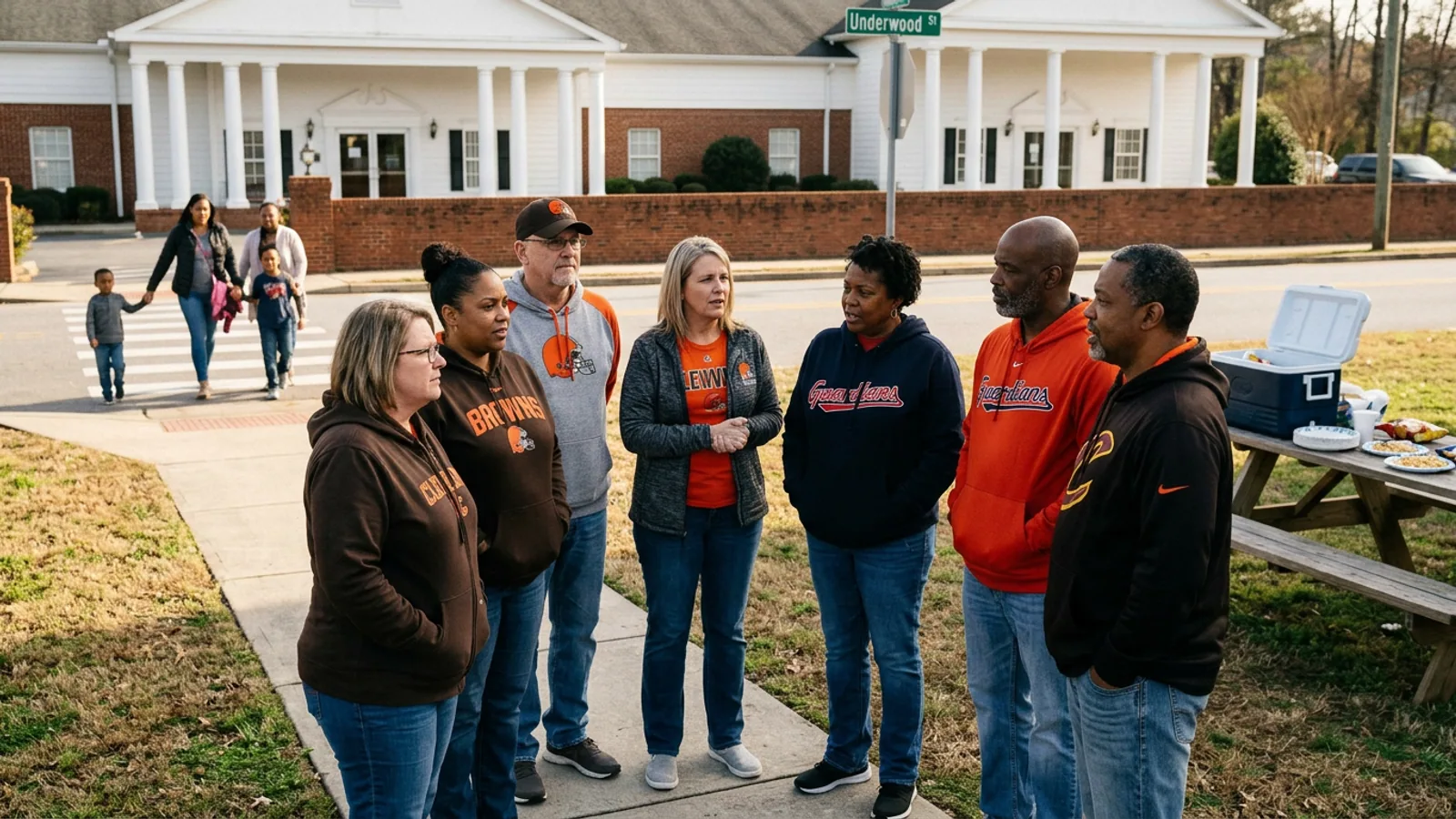 Outside BabyLand General Hospital on Underwood Street, Cleveland, GA, Saturday afternoon. (Photo: Bavarian Brainrot / Romi Fitzgerald)