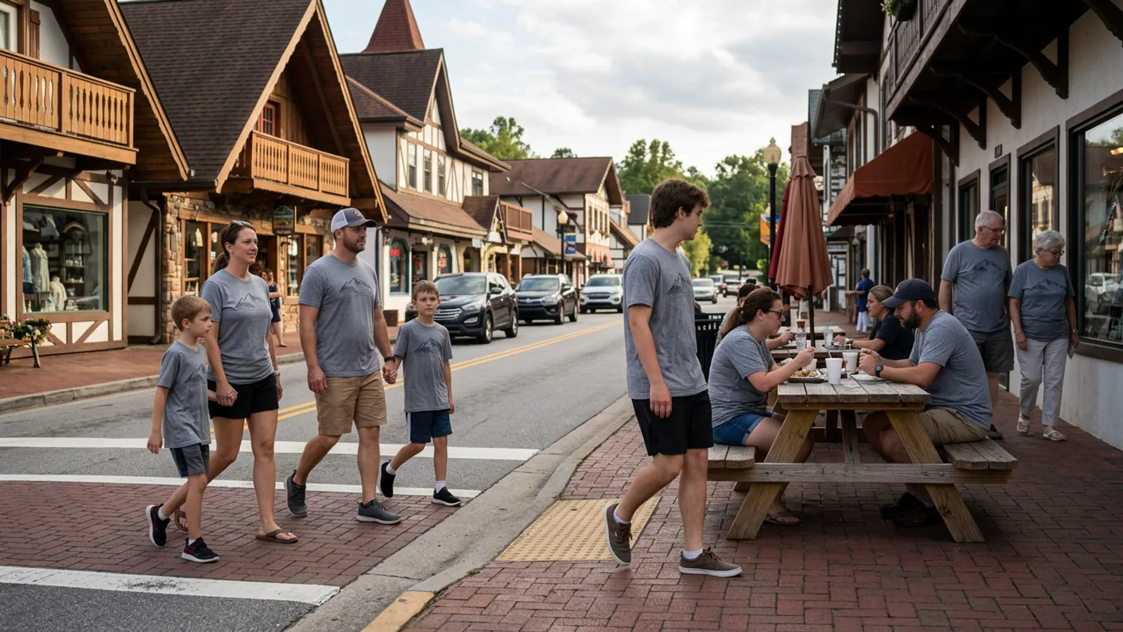 The center display of the Bruckenstrasse Souvenir Shoppe, Wednesday afternoon. (Photo: Bavarian Brainrot / Romi Fitzgerald)