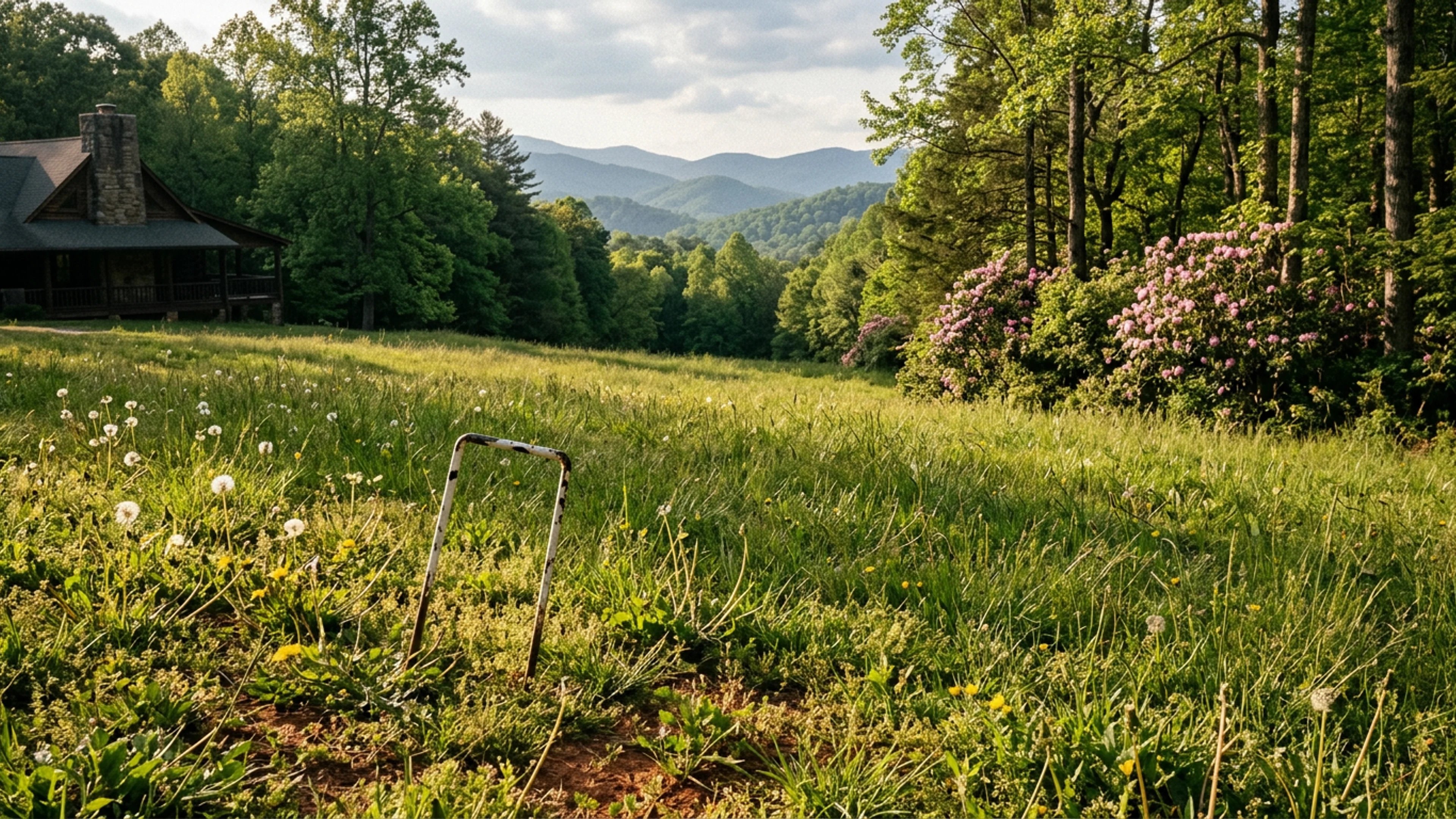 Mrs. Ethelberta Quince, 103, in her front parlor at 1417 Edelweiss Strasse, Wednesday afternoon, holding one of her four surviving Jaques of London Champion mallets, purchased in Atlanta in 1959. The mallets have been, per Mrs. Quince, oiled semi-annually with walnut oil since purchase. The brass striking faces are, by appearance, uncorroded. (Photo: Bavarian Brainrot / Garrett 'Buck' Pendergrass)
