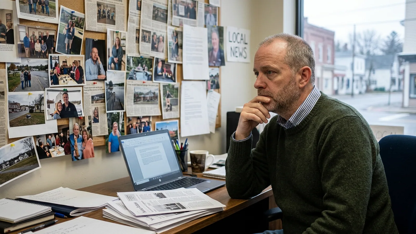 The Bavarian Brainrot editorial offices, north end of Bruckenstrasse, early morning. (Photo: Bavarian Brainrot file photo)
