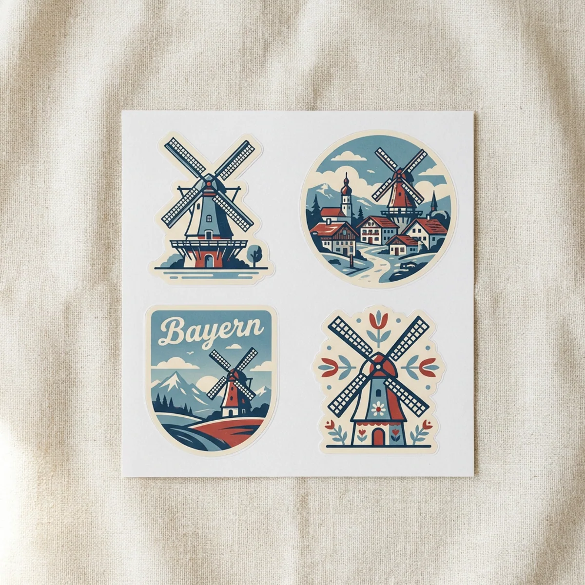 ‘I Survived The Heidi Motel Windmill’ Sticker Pack